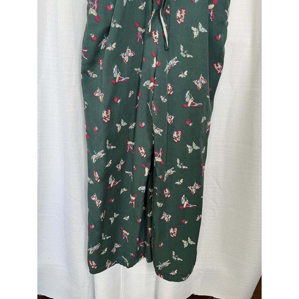 Women's Matilda Jane Evergreen Dream Jumpsuit Romper Tank Green Birds Small - Picture 6 of 11